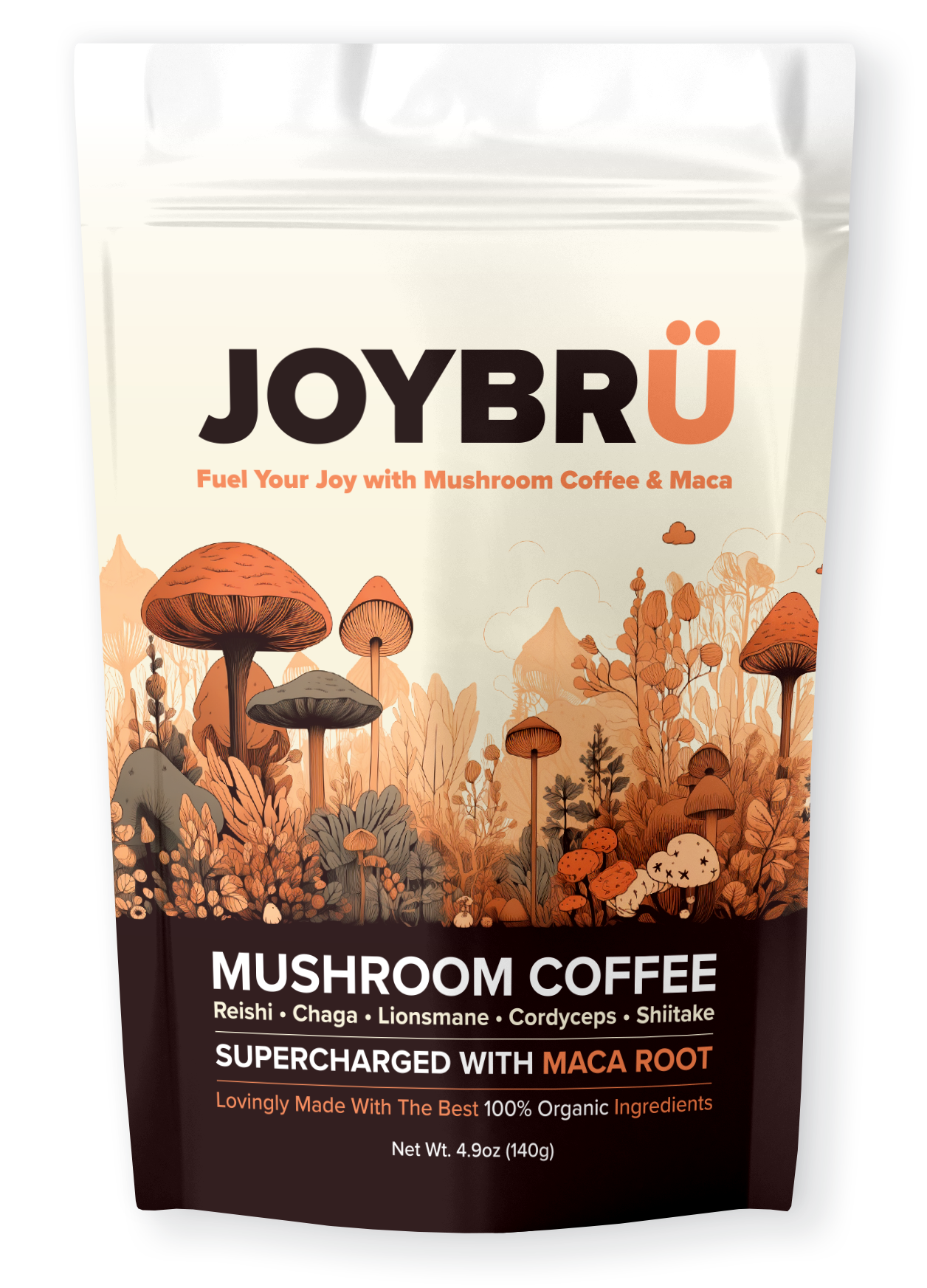 JOYBRÜ Mushroom Coffee & Maca